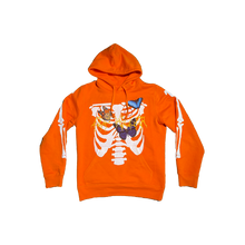 Carica l'immagine nel visualizzatore di Gallery, ORANGE BUTTERFLY BONES HOODIE