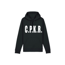 Carica l'immagine nel visualizzatore di Gallery, C.P.K.R. LOGO X DIE FOR IT BLACK HOODIE