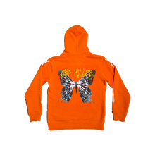Carica l'immagine nel visualizzatore di Gallery, ORANGE BUTTERFLY BONES HOODIE
