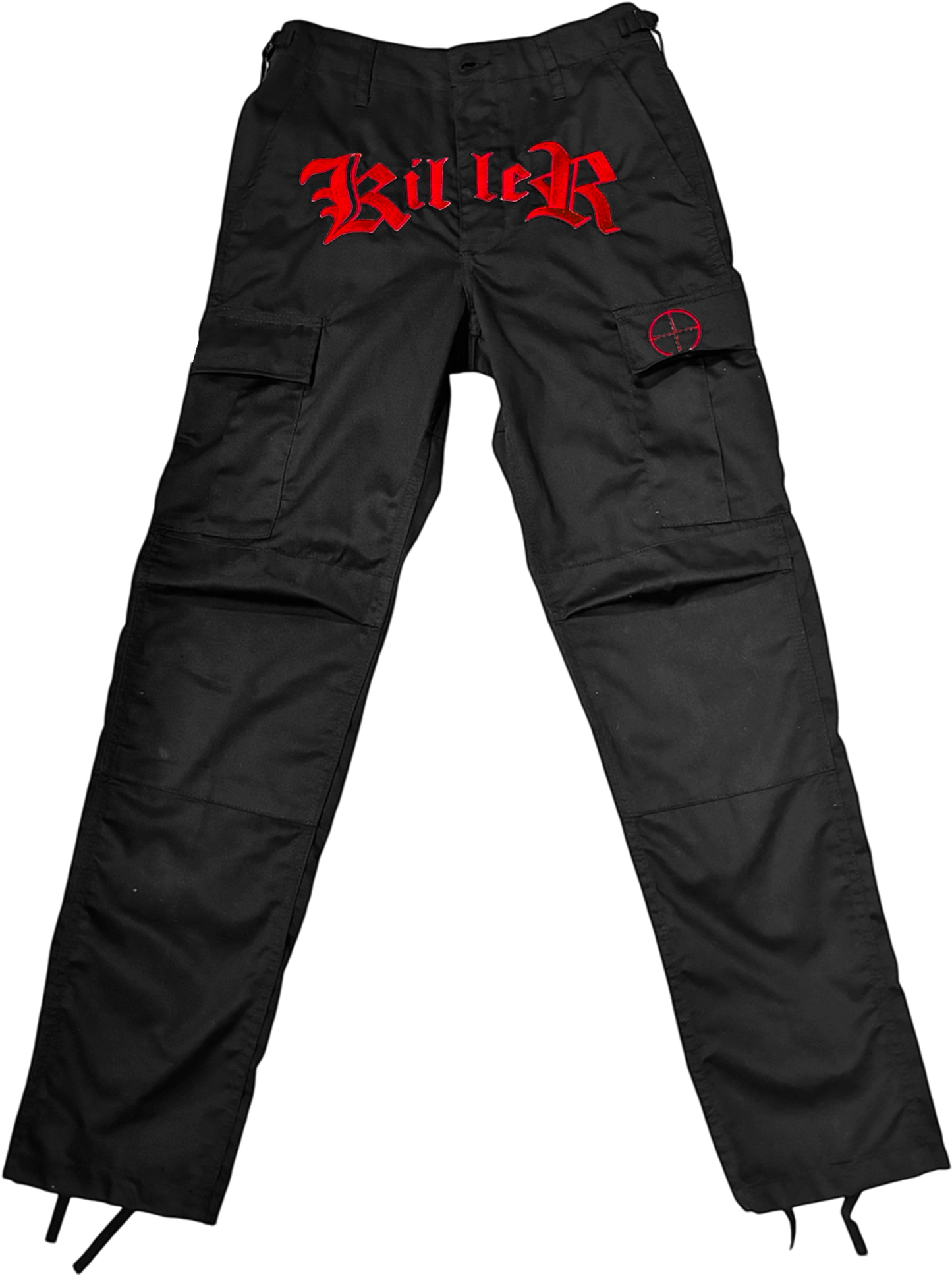 WARZONE BLACK/RED CARGO