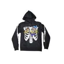 Carica l'immagine nel visualizzatore di Gallery, BLACK BUTTERFLY BONES HOODIE