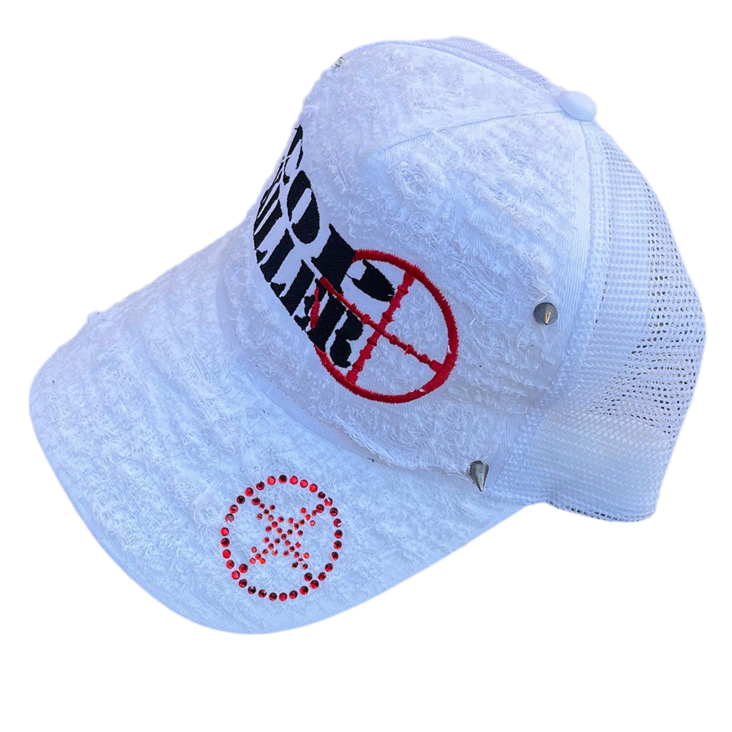 COP KILLER WHITE LOGO TRUCKER