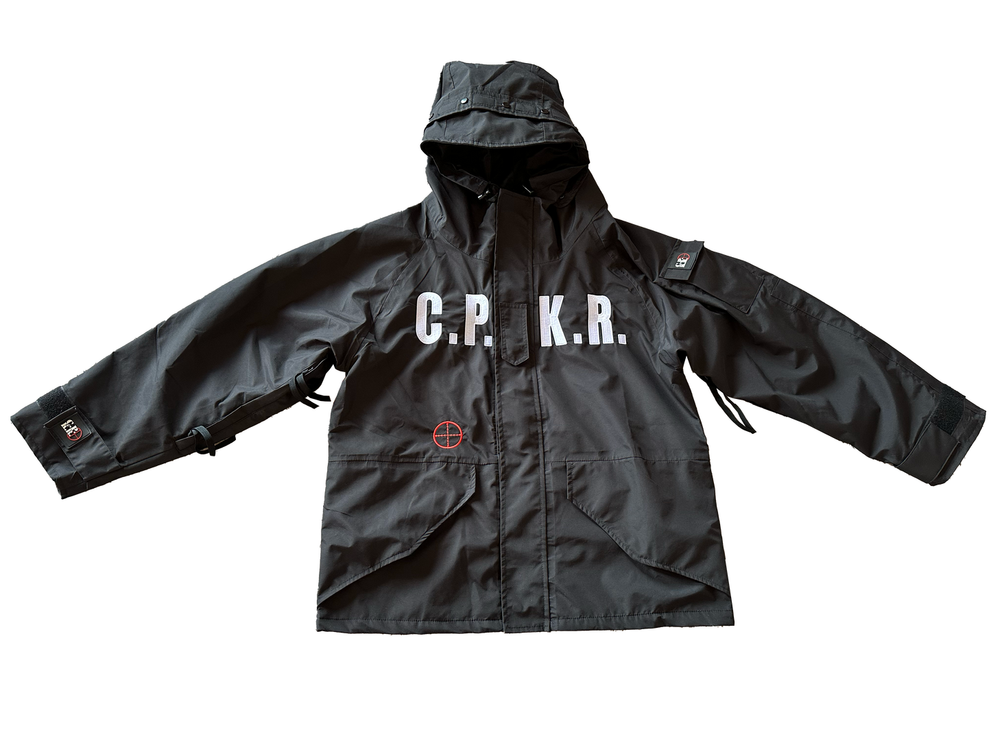 WARZONE 4 C.P.K.R. BLACK/WHITE SHELL JACKET