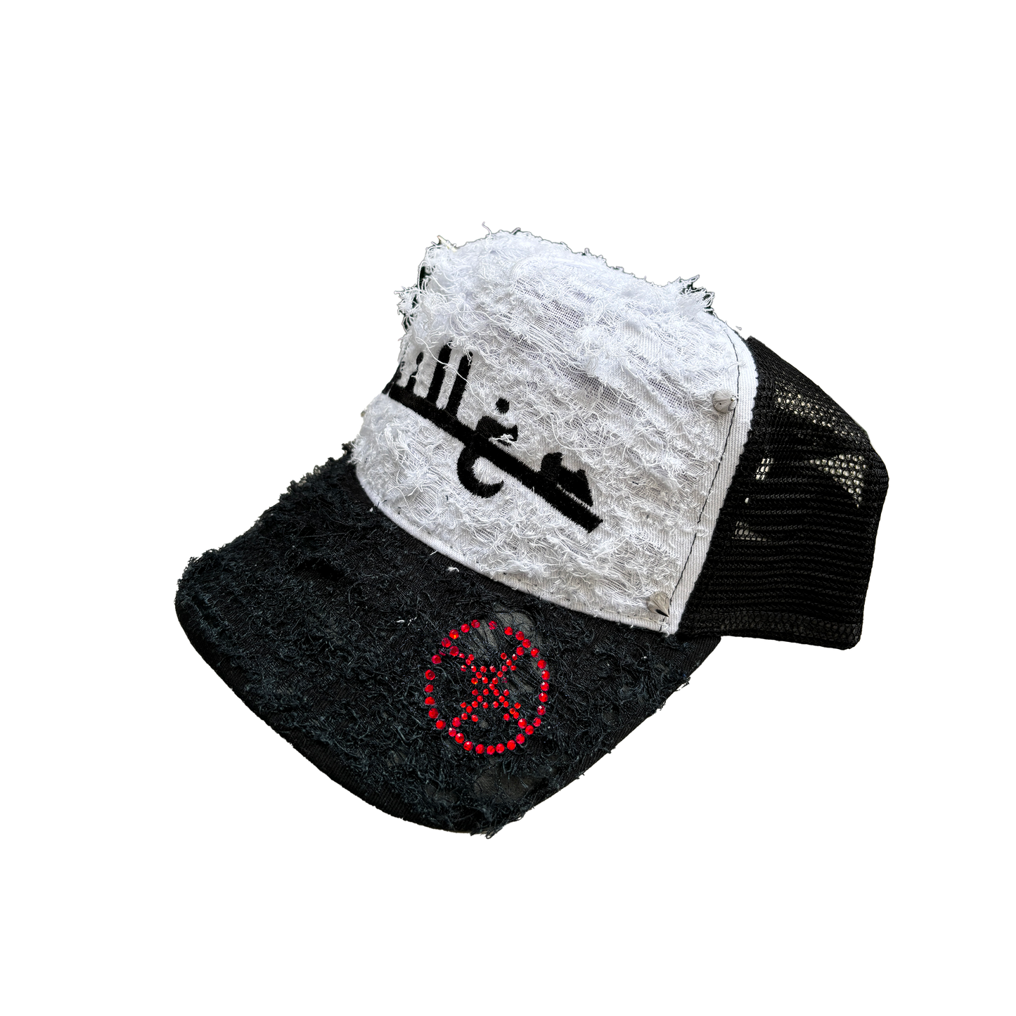 BLACK/WHITE ARABIC LOGO TRUCKER