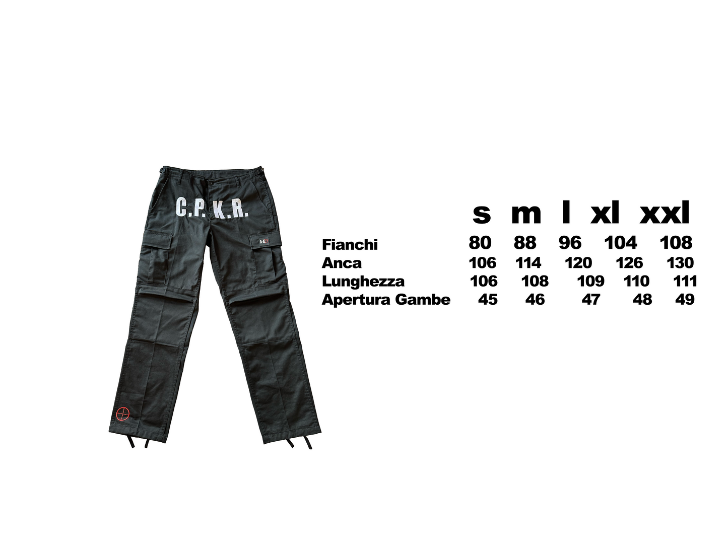 WARZONE 4 C.P.K.R. BLACK/WHITE CARGO