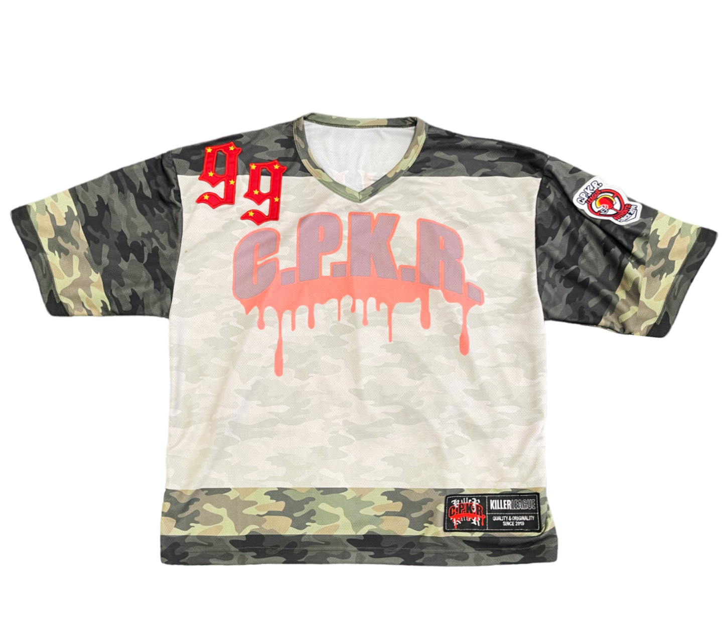 A.S.W.B.99 CAMO FOOTBALL JERSEY
