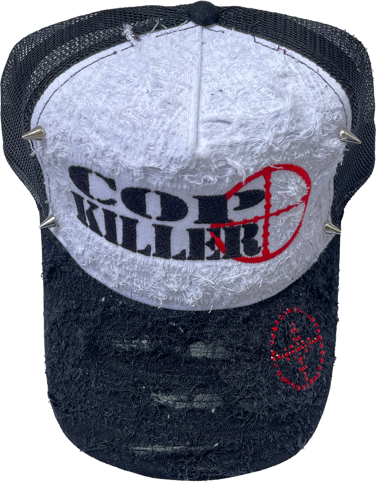 BLACK/WHITE LOGO TRUCKER