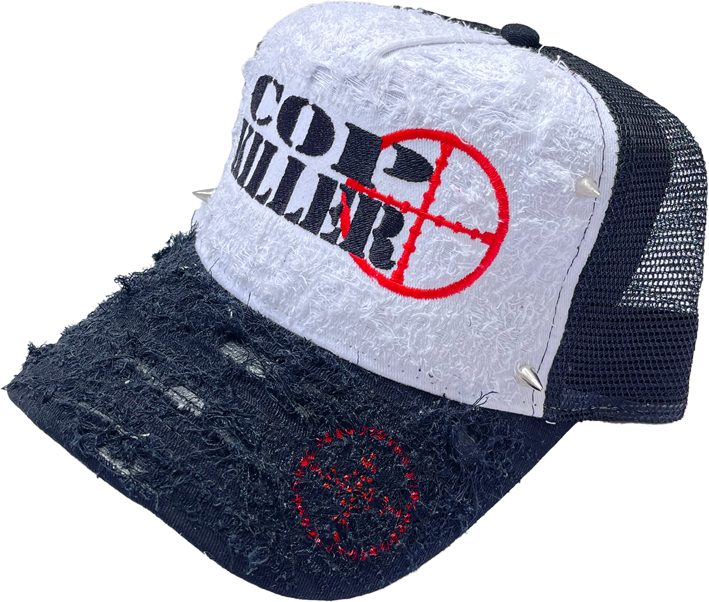 BLACK/WHITE LOGO TRUCKER