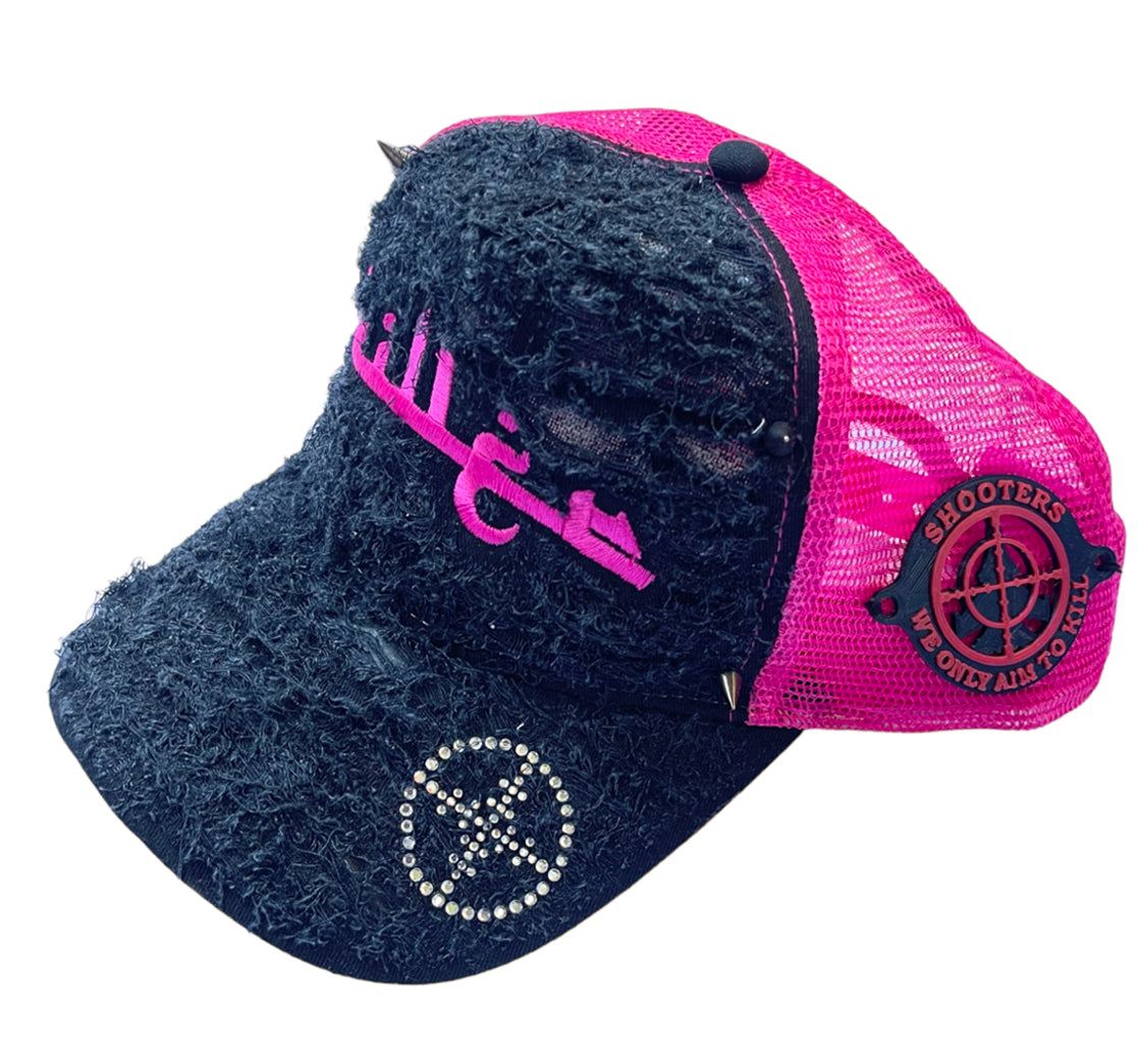 WARZONE3 BLACK/FUCSIA TRUCKER