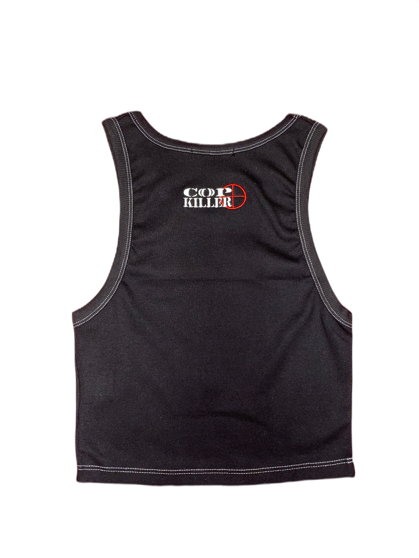 WARZONE BLACK CROP TOP