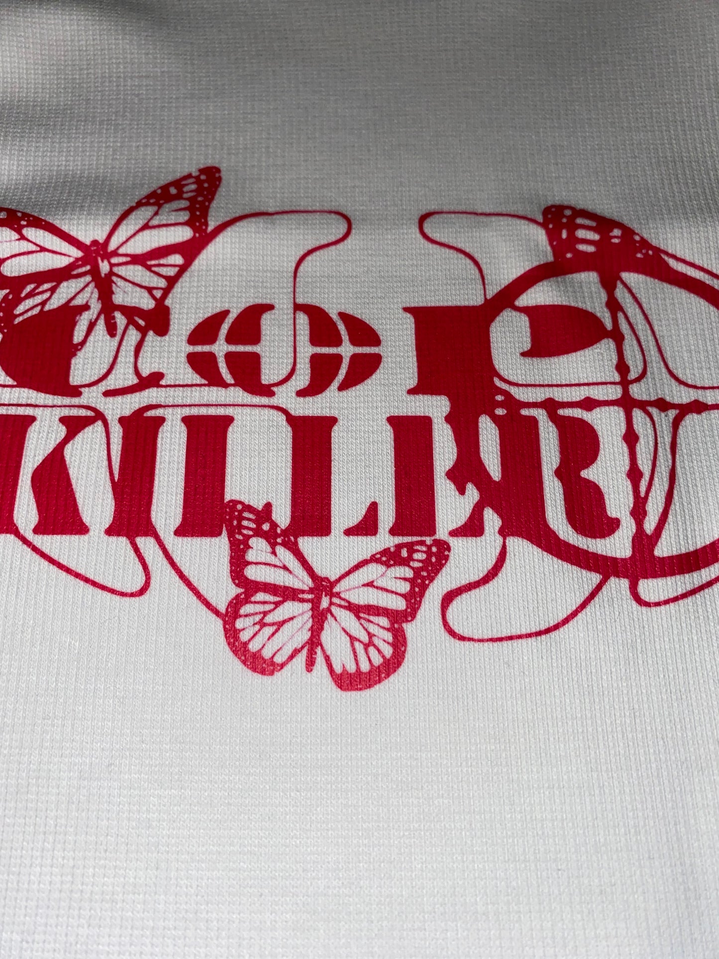 WARZONE WHITE CROP TOP