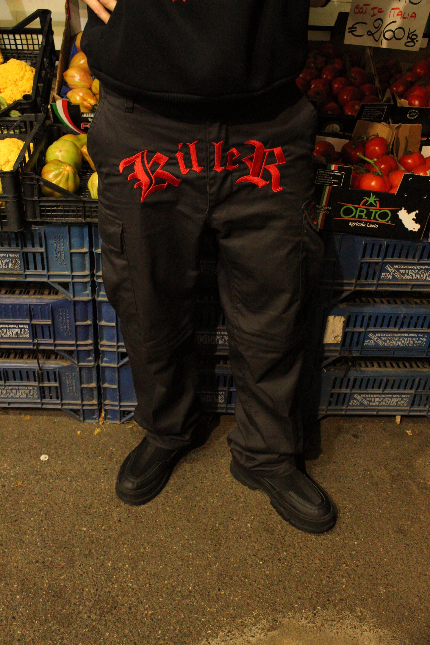 WARZONE 2 BLACK/RED CARGO