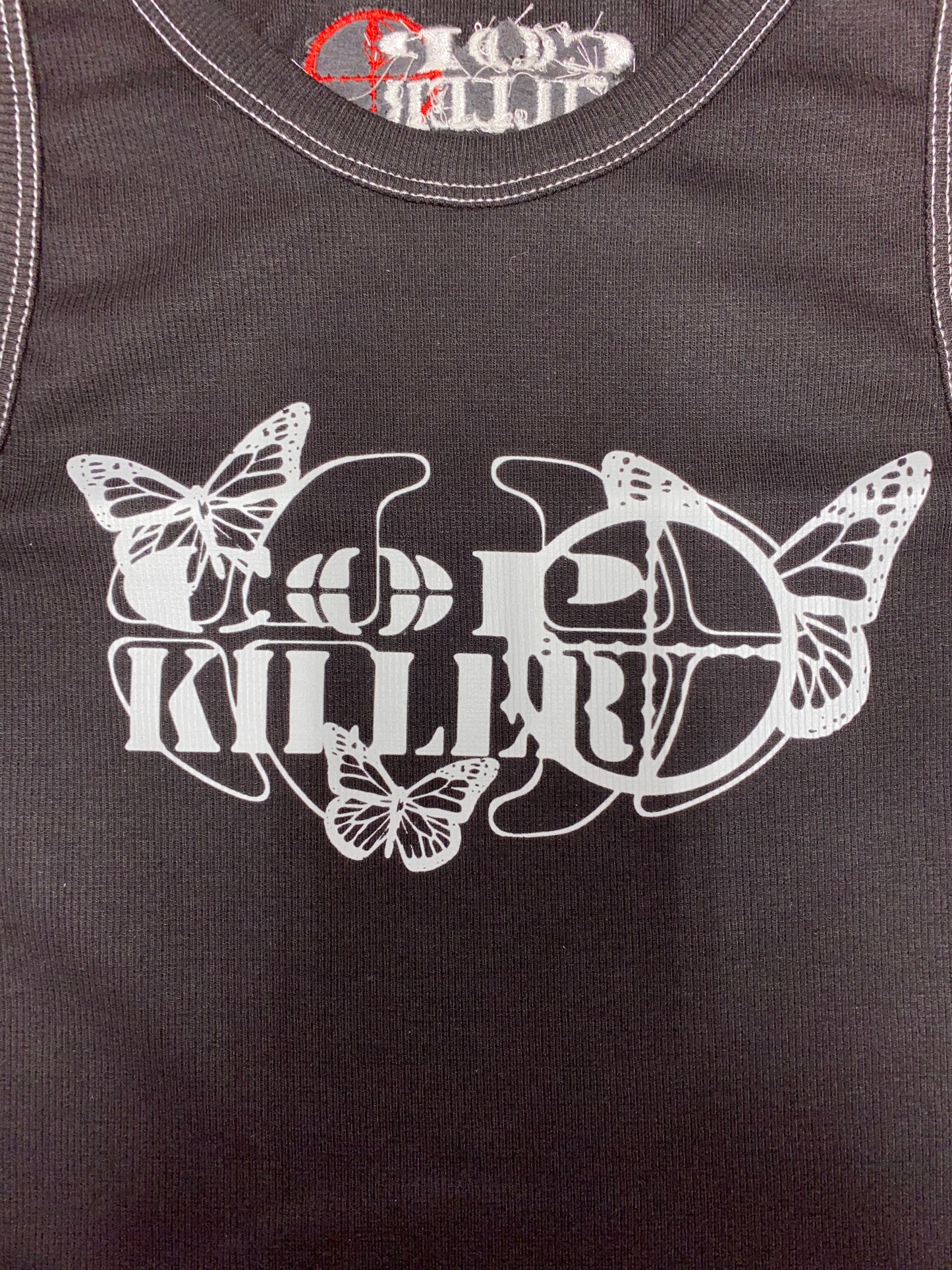 WARZONE BLACK CROP TOP