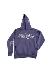 Carica l'immagine nel visualizzatore di Gallery, COMFY KILLER BLUE NAVY HOODIE