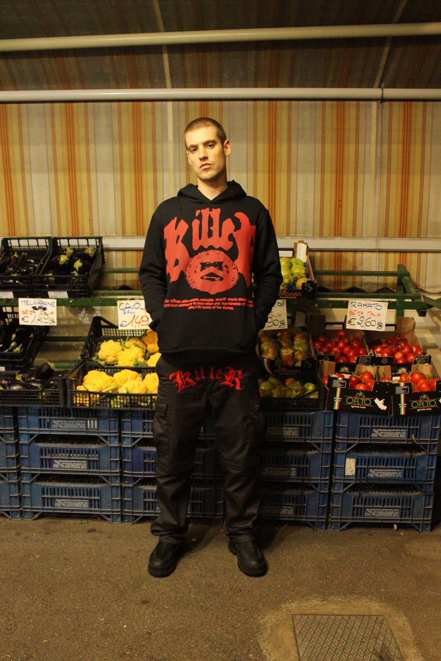 WARZONE 2 BLACK/RED CARGO