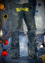 Carica l'immagine nel visualizzatore di Gallery, AFTERLIFE DARK GREY KILLER JEANS
