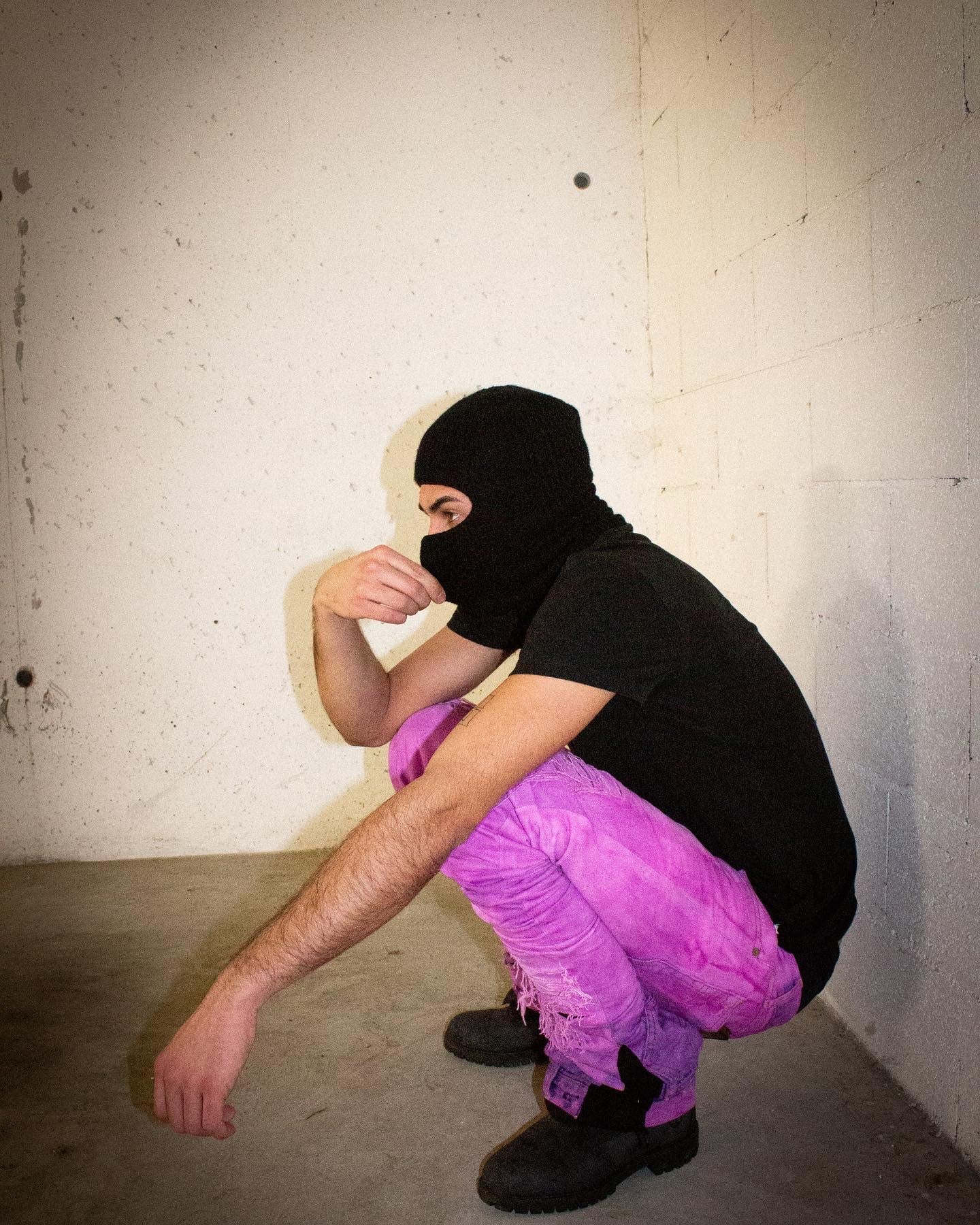 AFTERLIFE PURPLE KILLER SNAKE JEANS