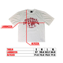 Carica l&#39;immagine nel visualizzatore di Gallery, GLOBAL INVASION WHITE T-SHIRT
