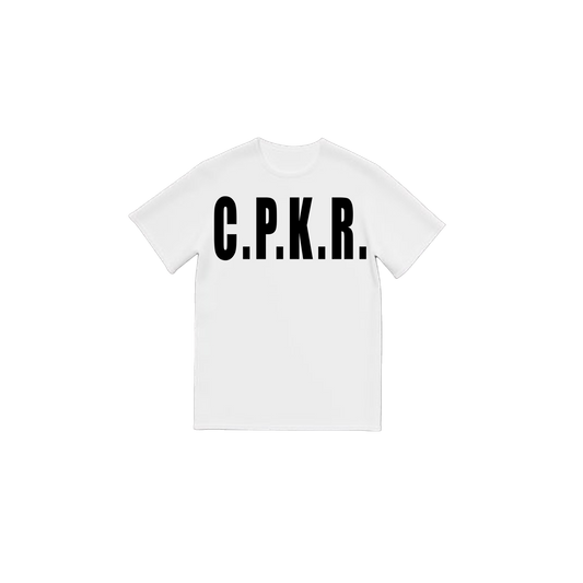 C.P.K.R. LOGO X DIE FOR IT WHITE T-SHIRT