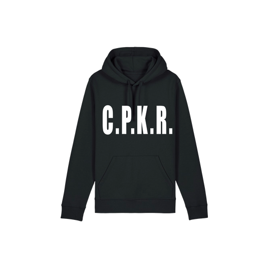 C.P.K.R. LOGO X DIE FOR IT BLACK HOODIE