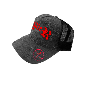 SADDEST KILLER BLACK/RED TRUCKER