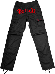 WARZONE BLACK/RED CARGO