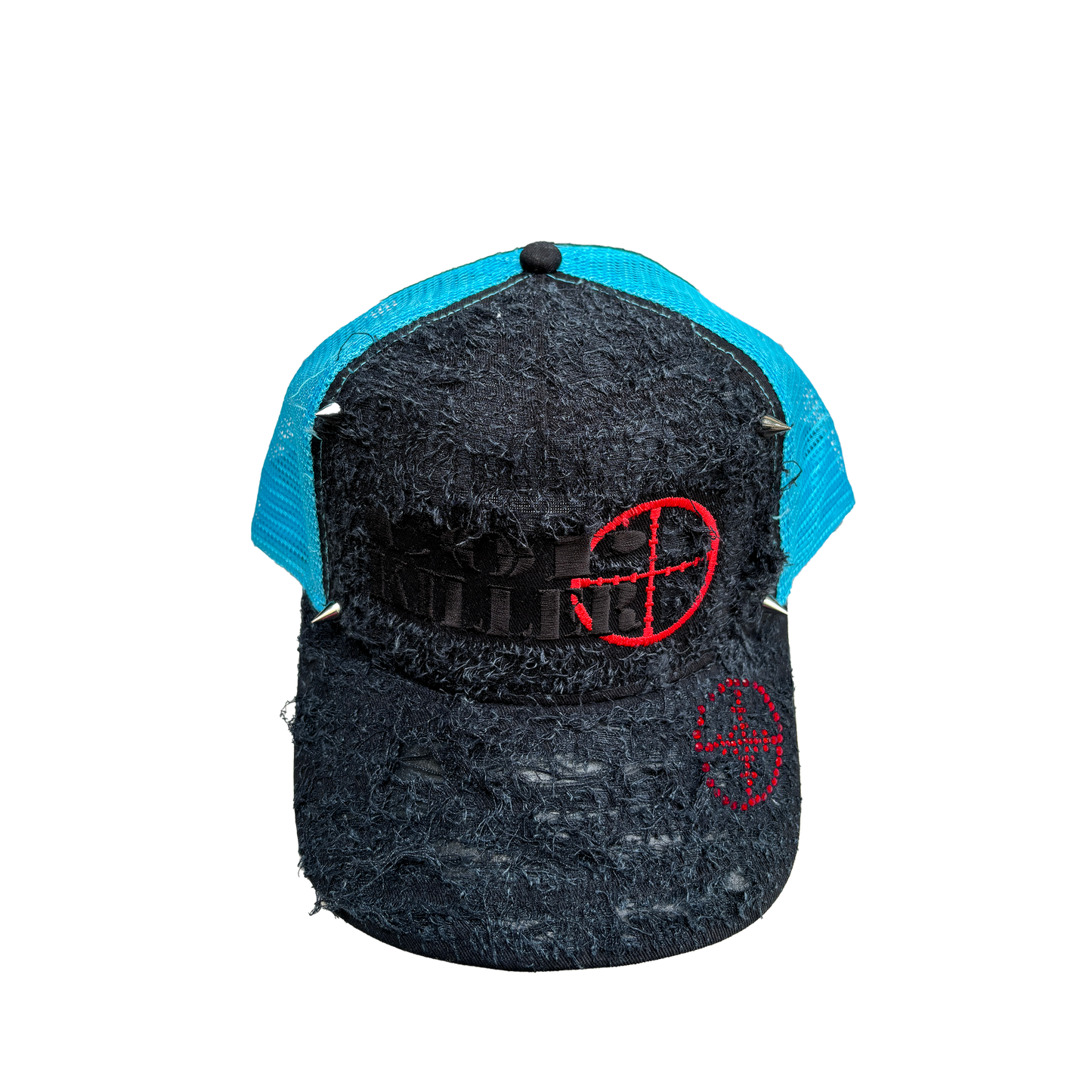 BLACK/BLACK LOGO TRUCKER