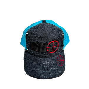 BLACK/BLACK LOGO TRUCKER