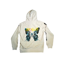 Carica l'immagine nel visualizzatore di Gallery, WHITE BUTTERFLY BONES HOODIE
