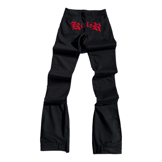 SADDEST KILLER BLACK/RED JEANS