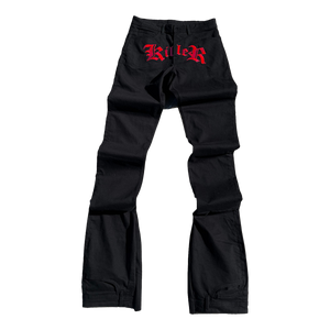 SADDEST KILLER BLACK/RED JEANS