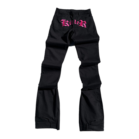 SADDEST KILLER BLACK/PINK JEANS
