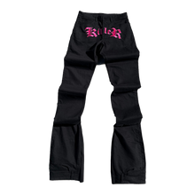 Carica l&#39;immagine nel visualizzatore di Gallery, SADDEST KILLER BLACK/PINK JEANS
