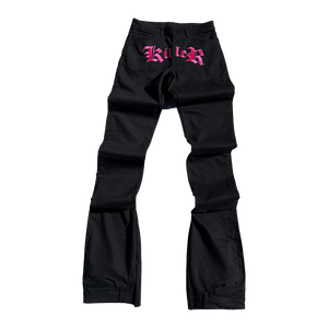 SADDEST KILLER BLACK/PINK JEANS