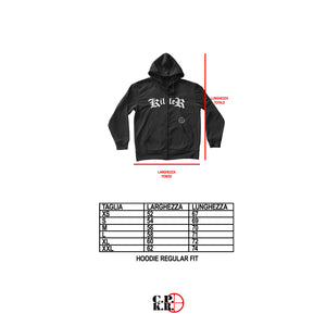 SADDEST KILLER BLACK/WHITE HOODIE