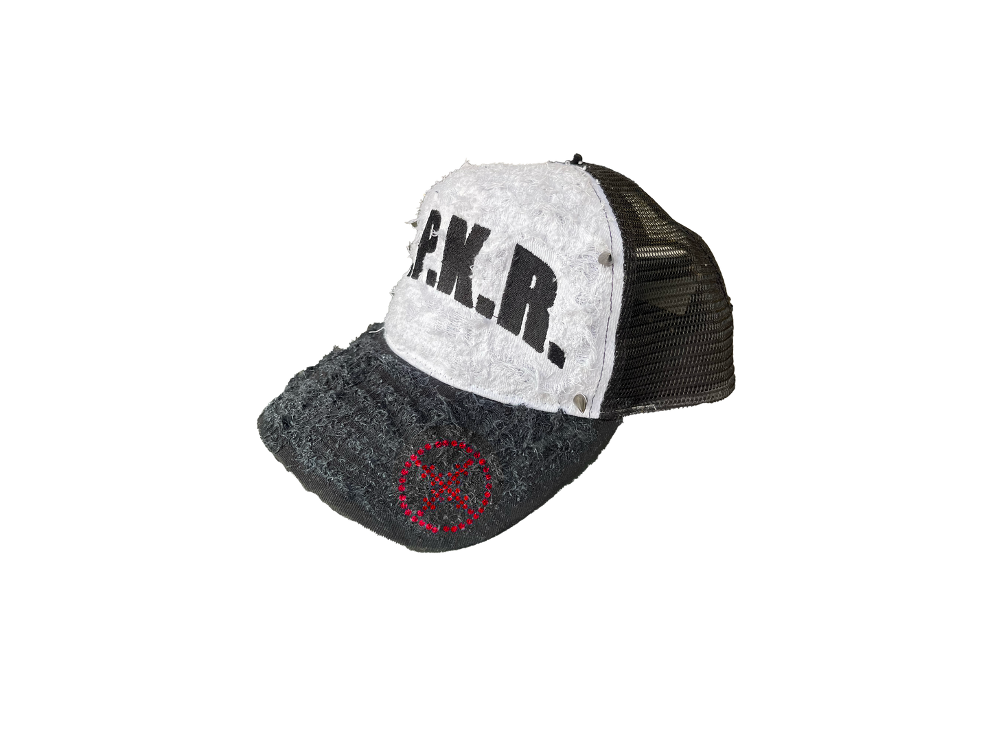 WARZONE 4 C.P.K.R. BLACK/WHITE TRUCKER