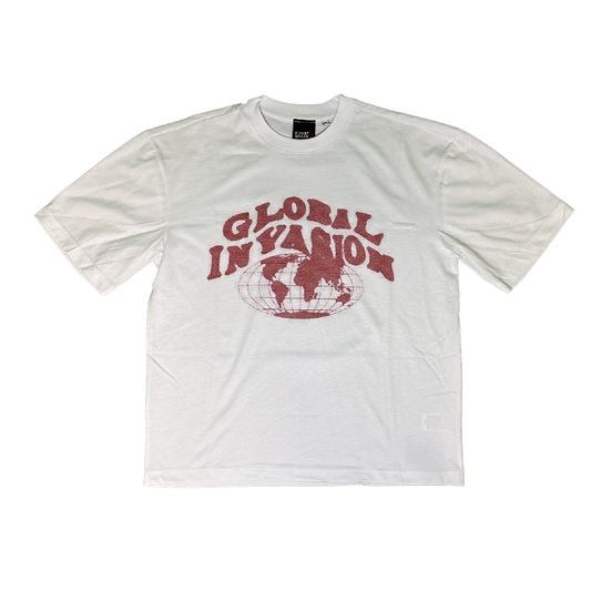 GLOBAL INVASION WHITE T-SHIRT