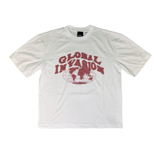 Carica l&#39;immagine nel visualizzatore di Gallery, GLOBAL INVASION WHITE T-SHIRT
