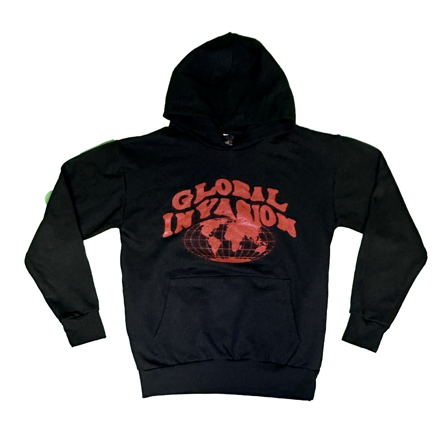 GLOBAL INVASION BLACK HOODIE
