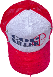 RED/WHITE LOGO TRUCKER