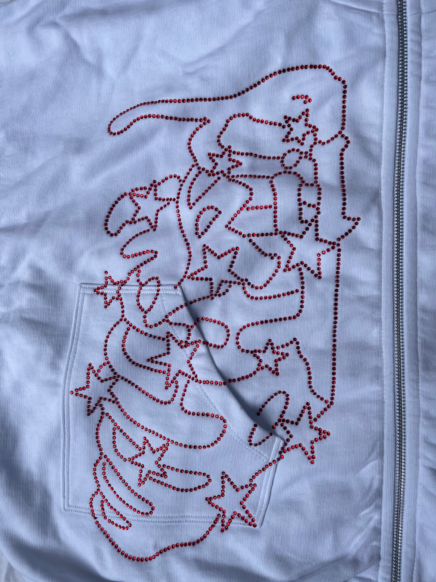 BIPOLAR KILLER REBIRTH WHITE HOODIE