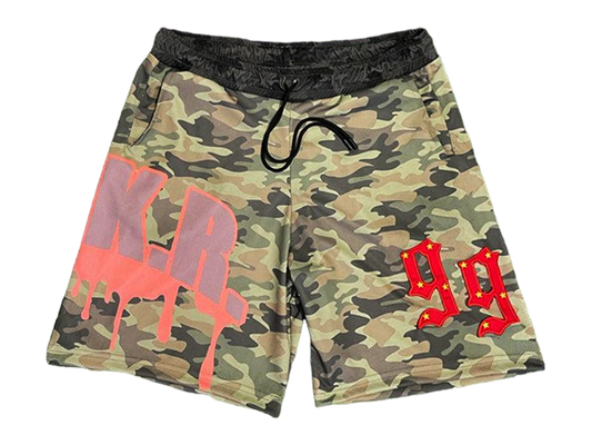 A.S.W.B.99 CAMO SHORTS