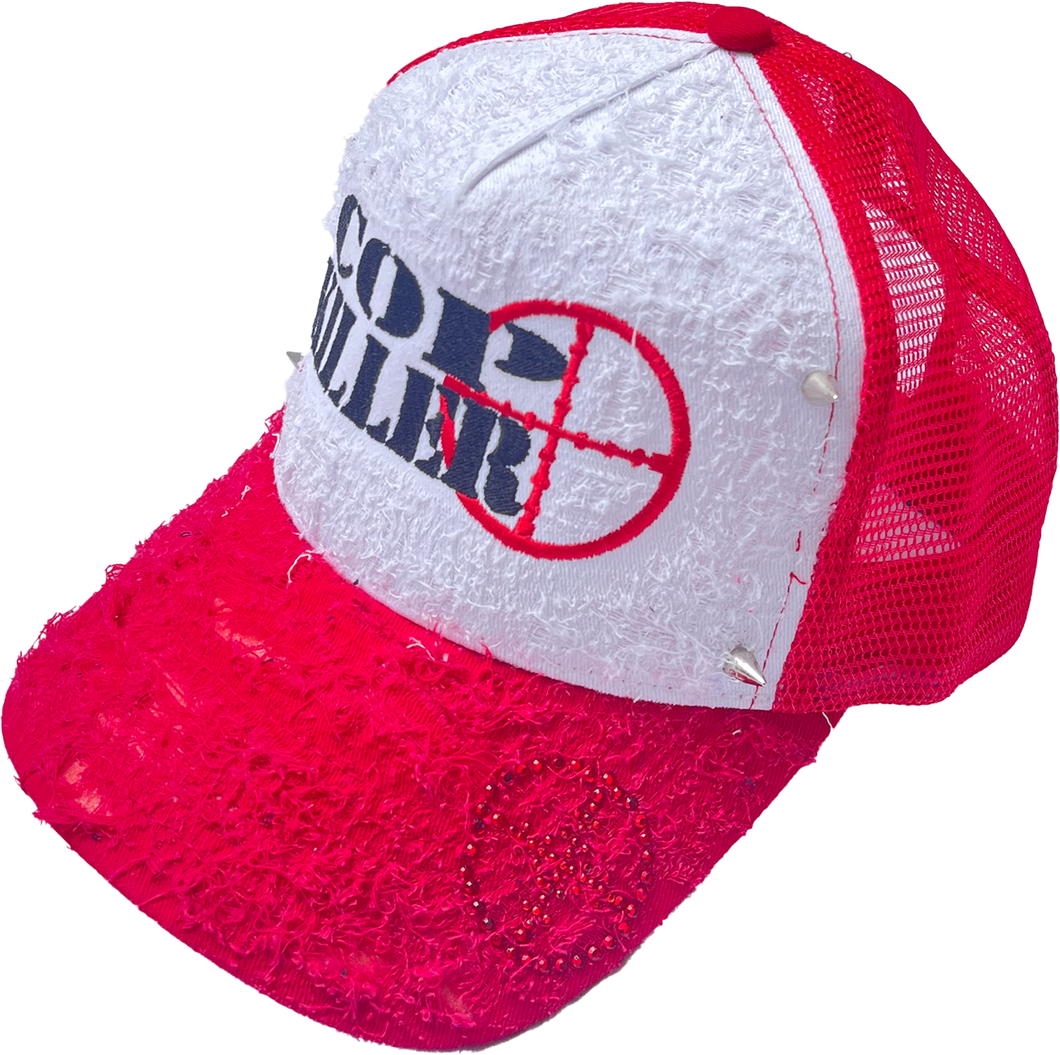 RED/WHITE LOGO TRUCKER