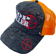 Carica l'immagine nel visualizzatore di Gallery, BLACK/ORANGE LOGO TRUCKER
