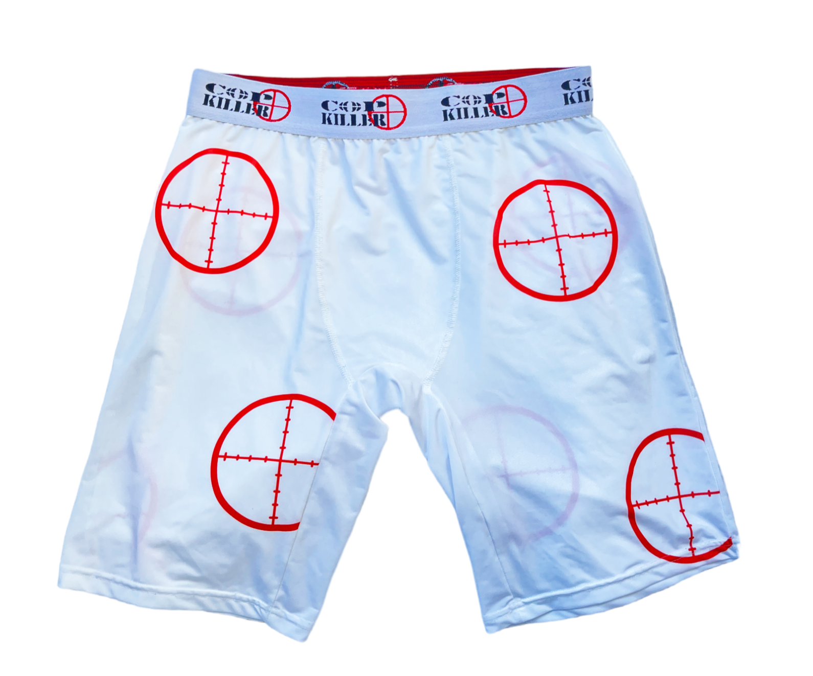 WHITE LOGO BOXER – CopKiller