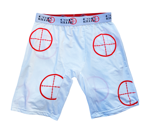 WHITE LOGO BOXER