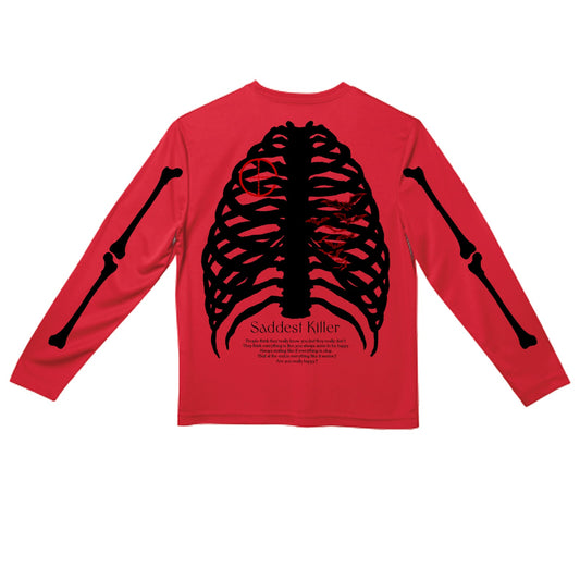 SADDEST KILLER”RED SADNESS”LONG SLEEVE