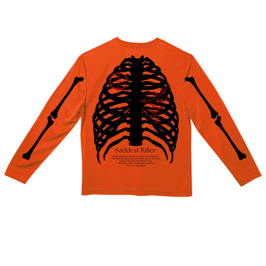 SADDEST KILLER”ORANGE SADNESS”LONG SLEEVE