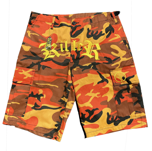 WARZONE ORANGE CAMO CARGO