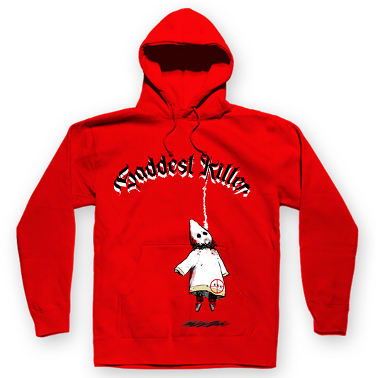 SADDEST KILLER "LET THEM BLEED" RED HOODIE